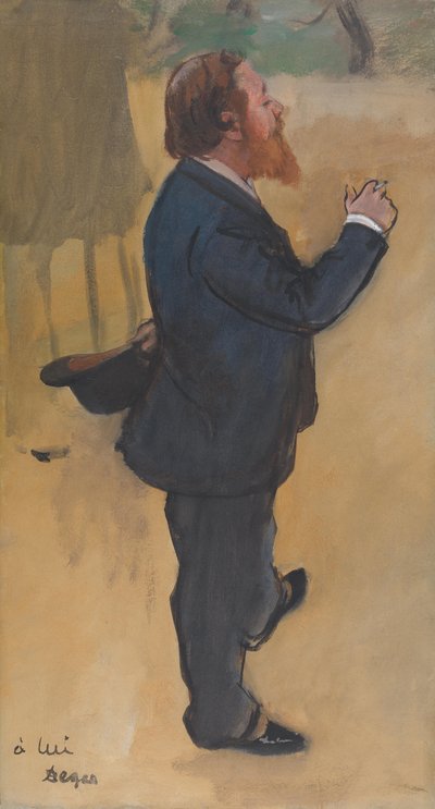 Carlo Pellegrini by Edgar Degas